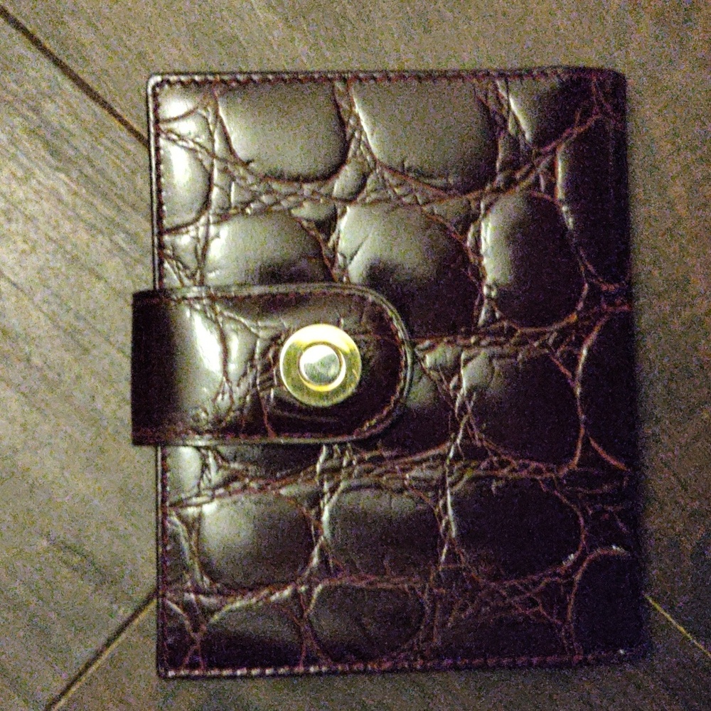 FIOCCHI Italy Bi-Fold Crocodile Wallet